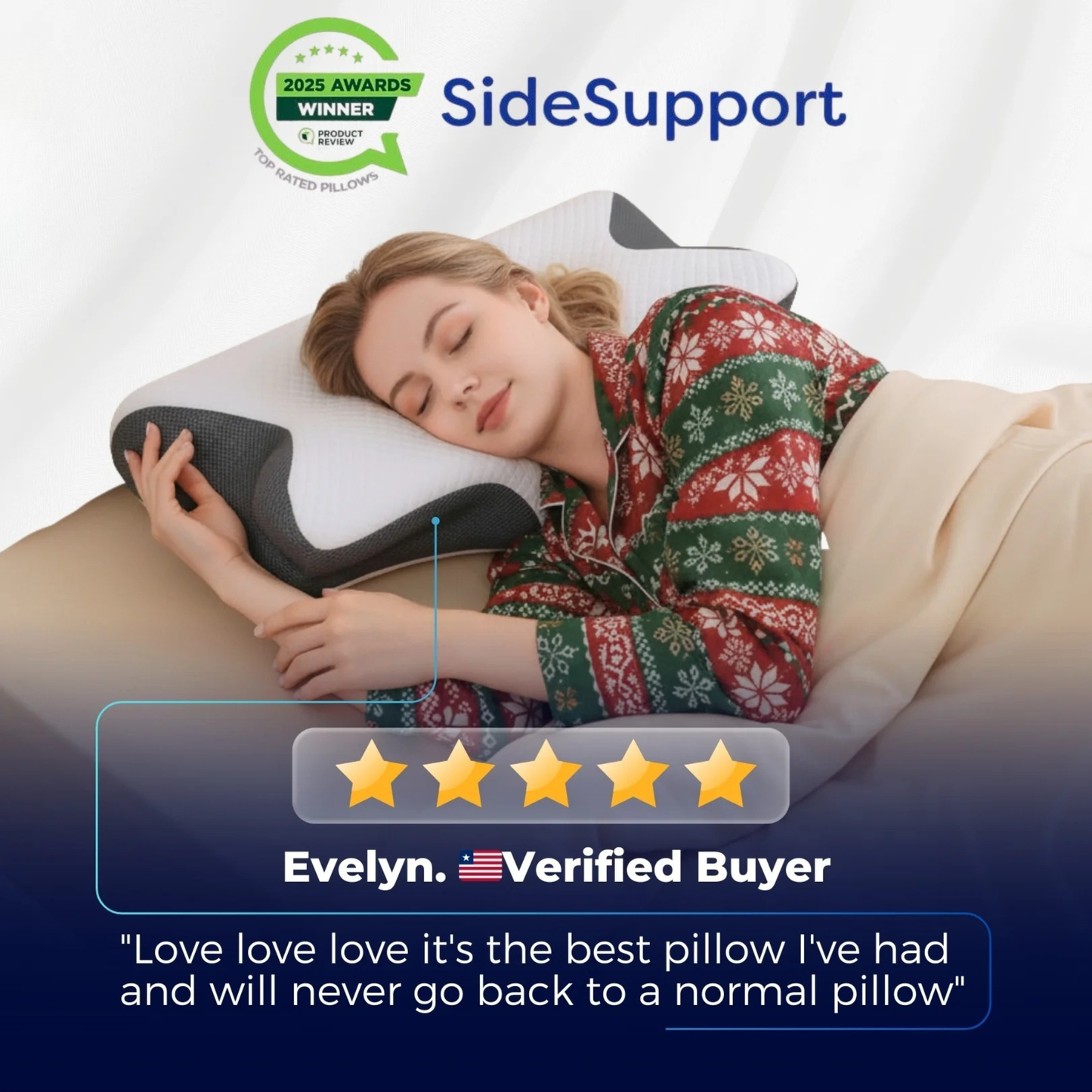 Dreamzy Sleep® Contour Relief Pillow